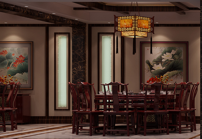 楊浦區(qū)龍潤茶業(yè)茶室新中式風(fēng)格商鋪裝修設(shè)計案例