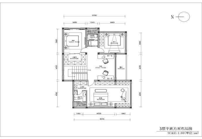 崇明區(qū)陳家鎮(zhèn)自建房585㎡別墅新中式風格裝修